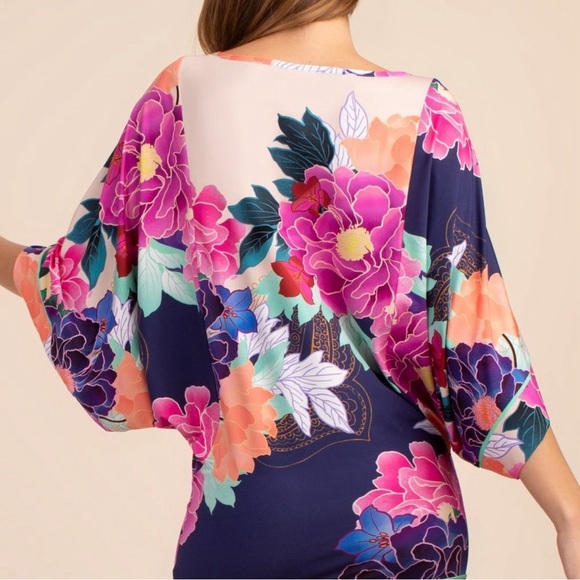 Trina Turk | Opulent Oasis Tunic Swim Cover Up Women's Small - Picture 3 of 7